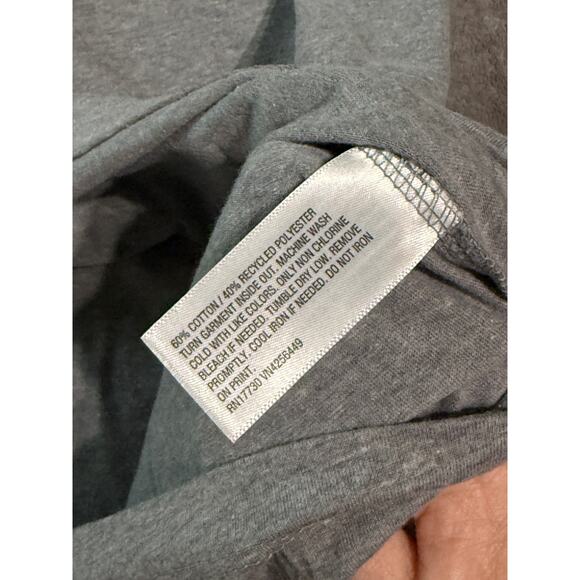 NWT Goodfellow & Co. Size XL Men Tee Shirt Floral Gray Crew Neck Causal Neutral - Picture 7 of 9